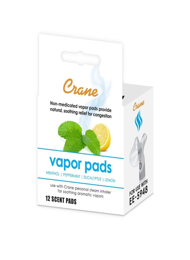 كرين وسادات كرين فابور لجهاز الاستنشاق الشخصي اللاسلكي بالبخار EE-5948، لون أبيض، 12 قطعة (عبوة من 1) - Image 2